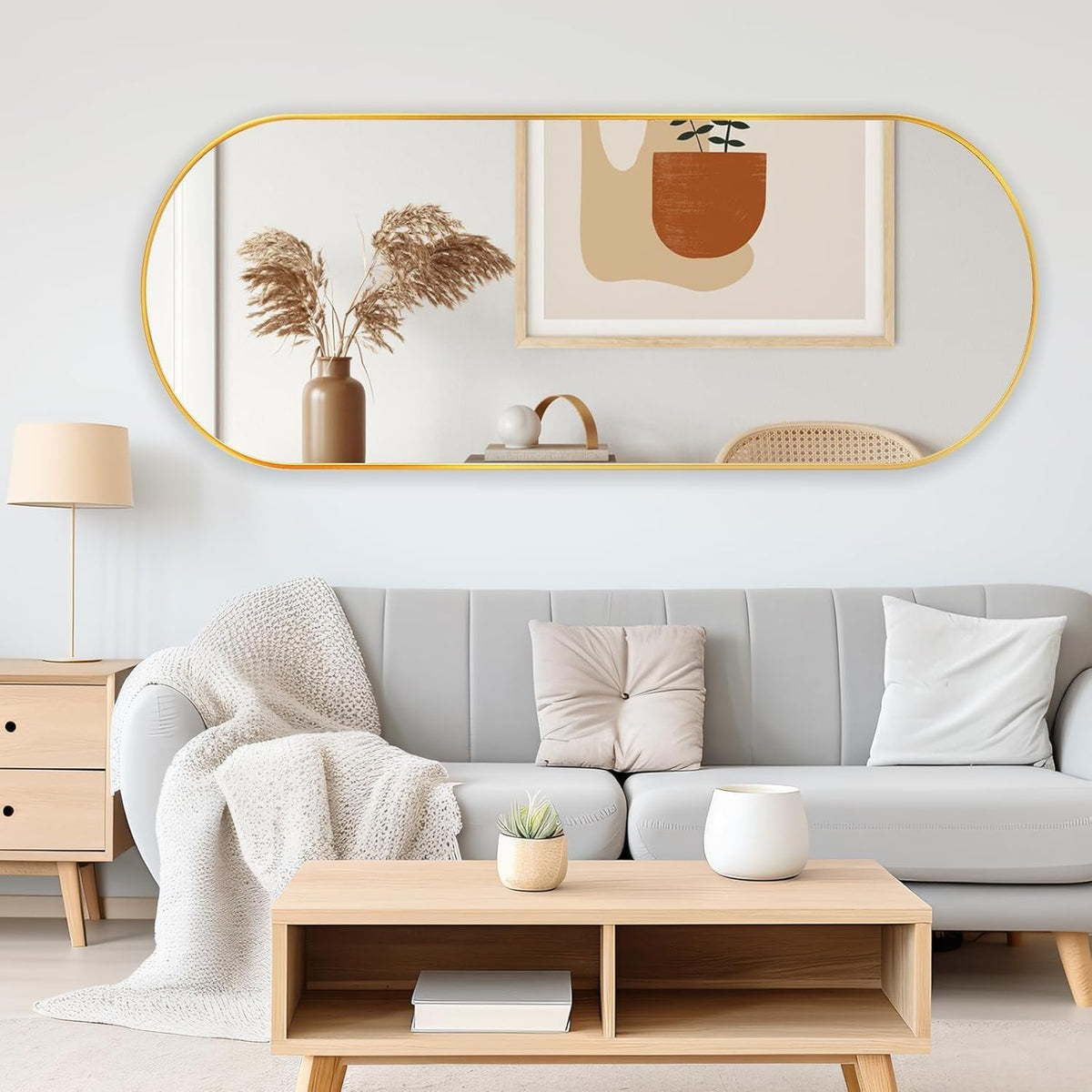 Oval Full Length Mirror