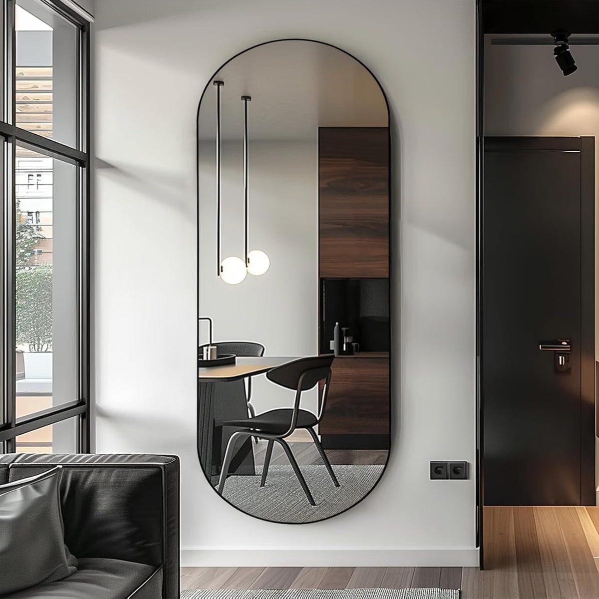 Oval Full Length Mirror