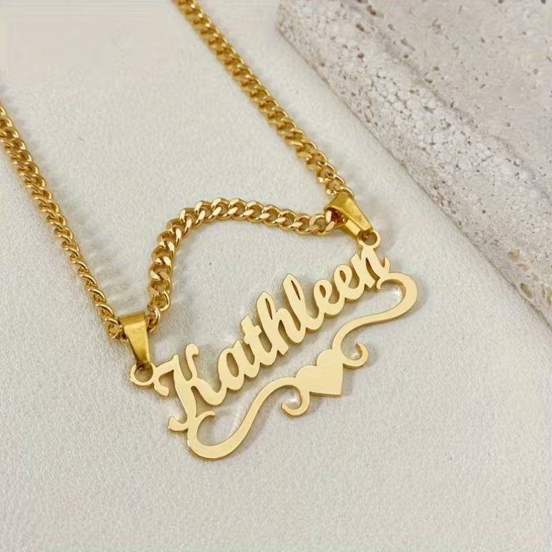18K Gold Plated Necklace & Earring Set
