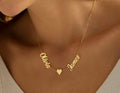 18K Gold Plated Multi-Name Necklace (2 Names)