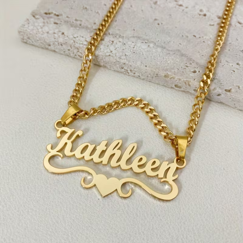 18K Gold Plated Necklace & Earring Set
