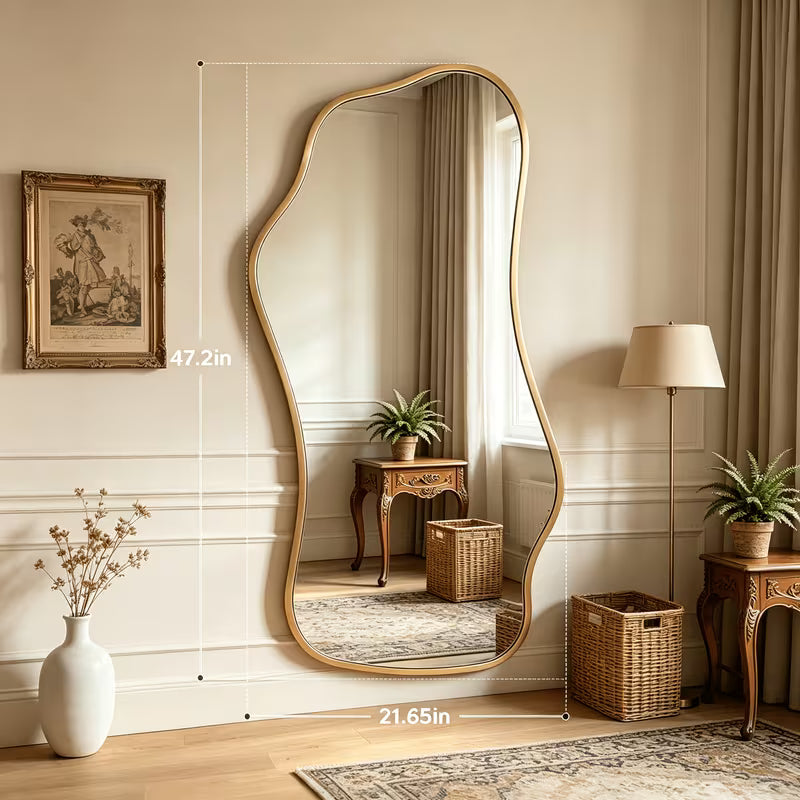 Irregular Floor Mirror