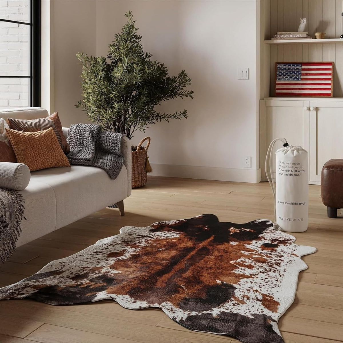 Faux Cow Rug