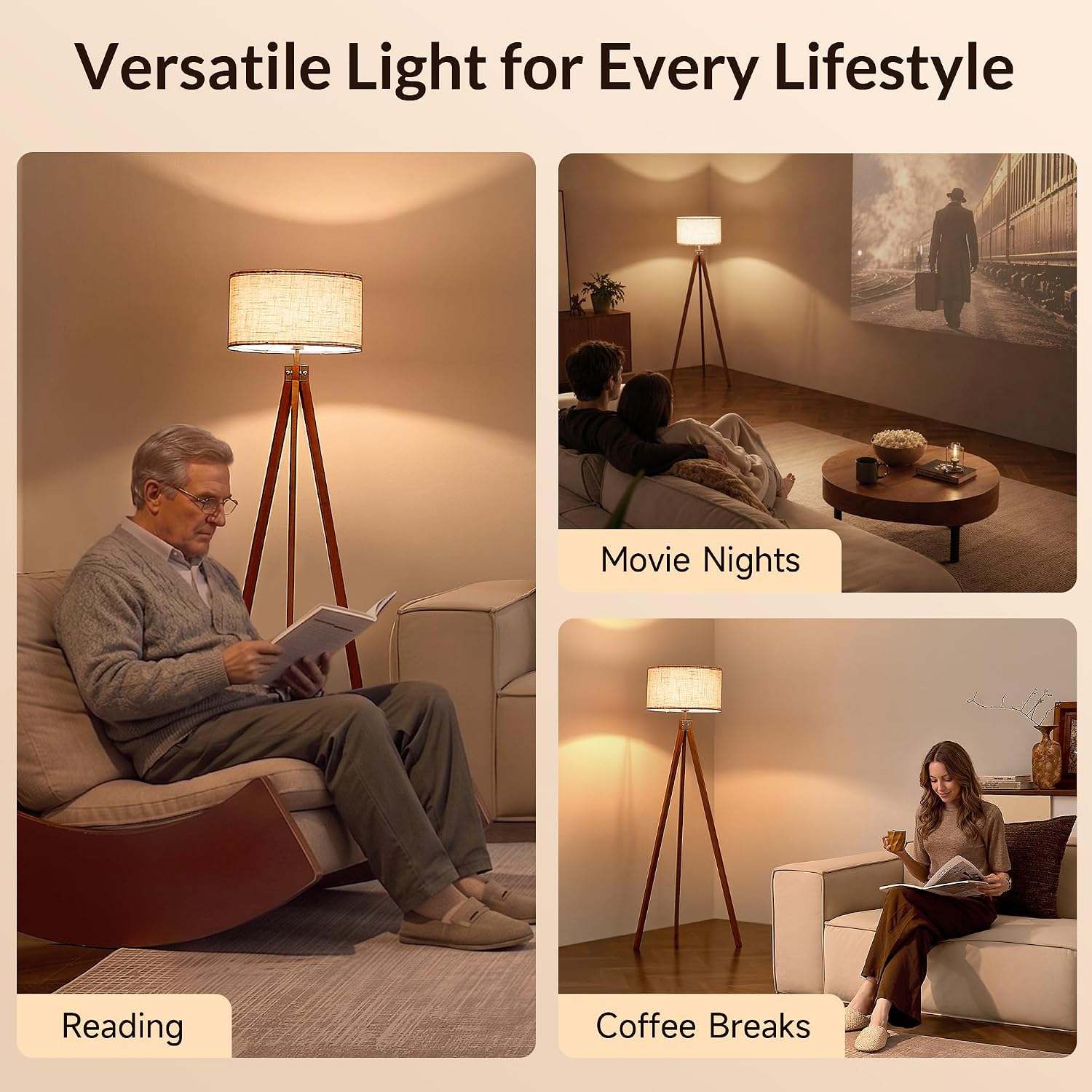 Tripod Modern Floor Lamp