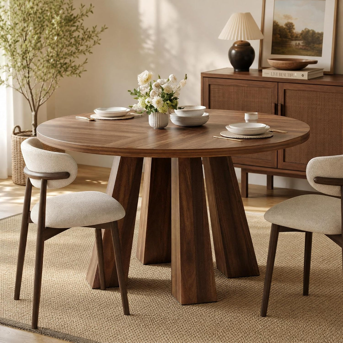 Elegant Round Dining Table