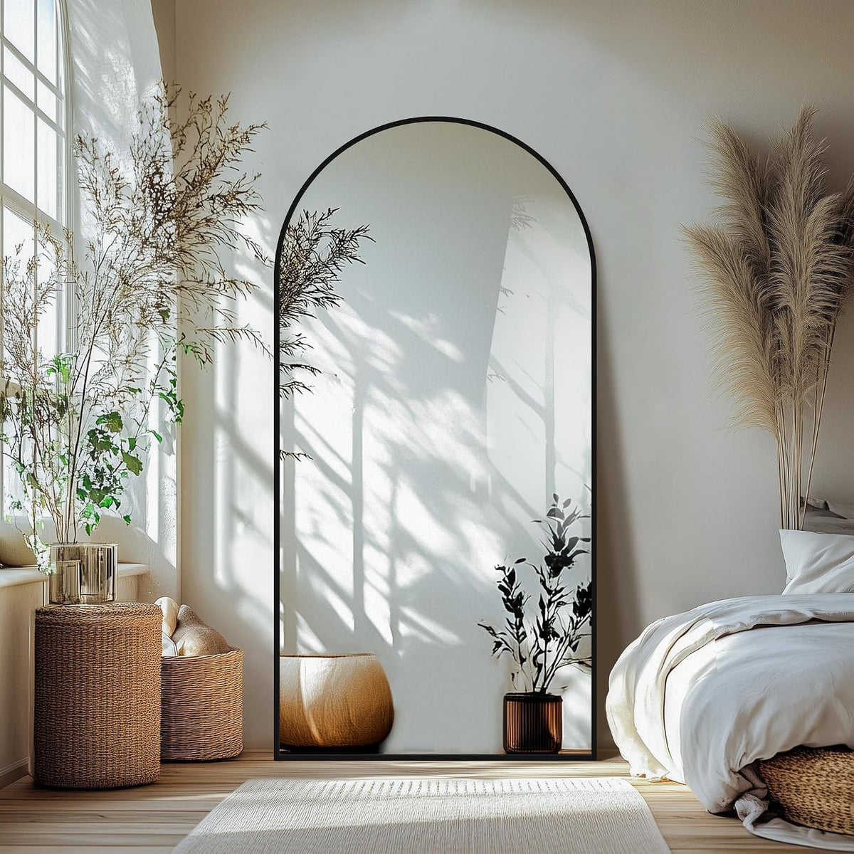 Arch Floor Standing &amp; Wall Mountable Full Body Mirror