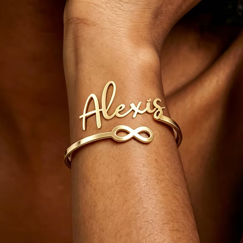 Elegant Stainless Steel Infinite Bracelet