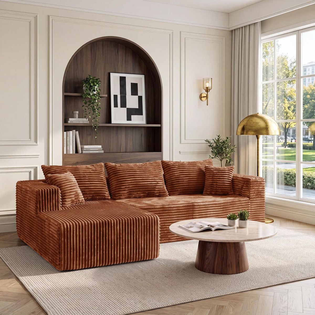 Boneless Modular Sectional Sofa, L Shaped Cloud Couch