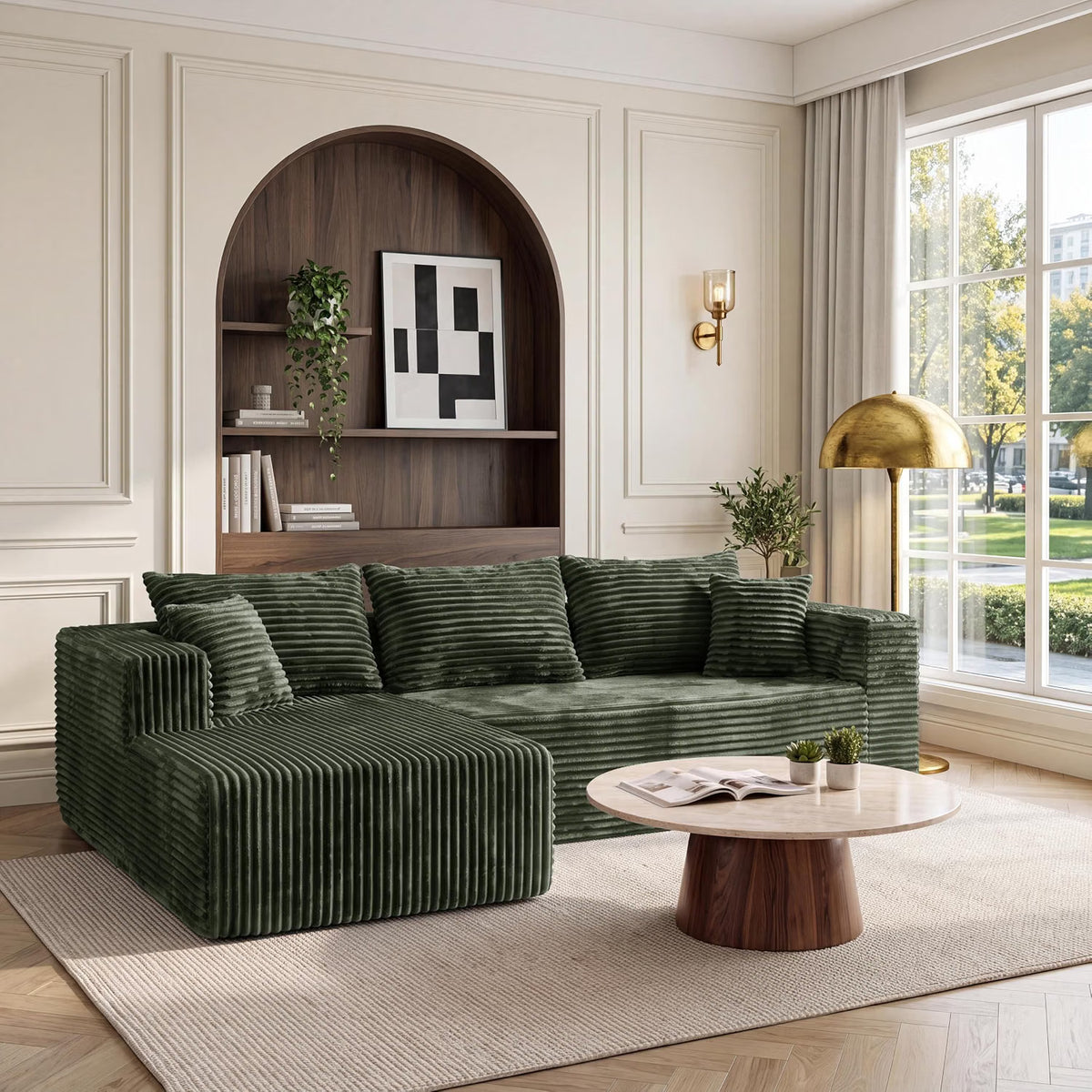 Boneless Modular Sectional Sofa, L Shaped Cloud Couch