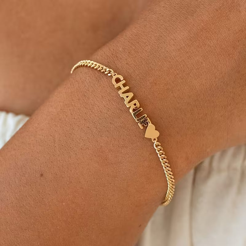 Stainless Steel Heart Bracelet