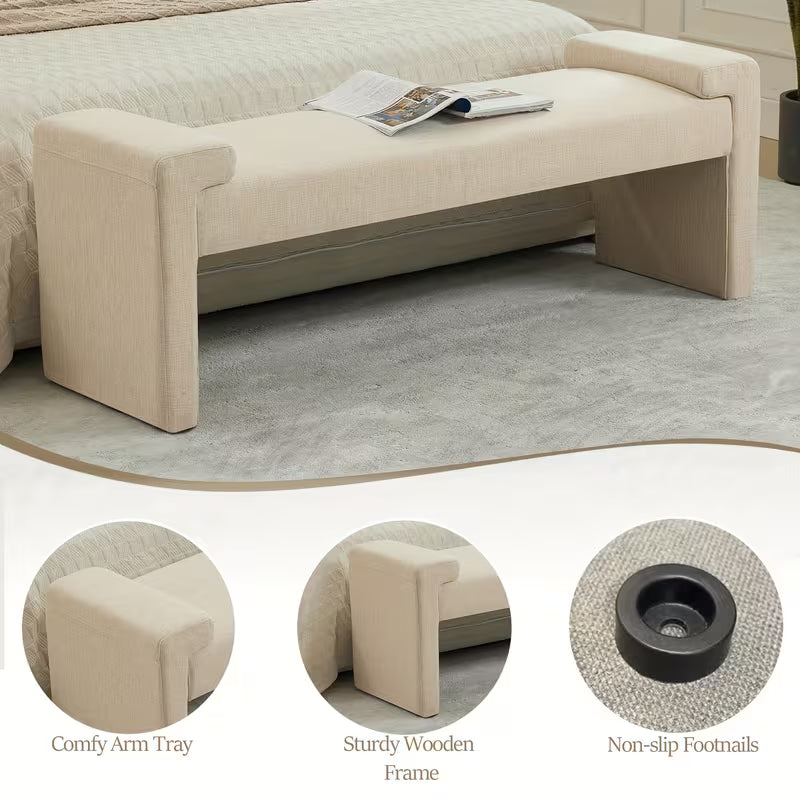 Modern Upholstered Bench
