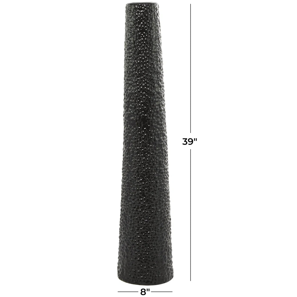 Ceramic Vase with Bubble Texture