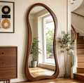 Wood Irregular Mirror
