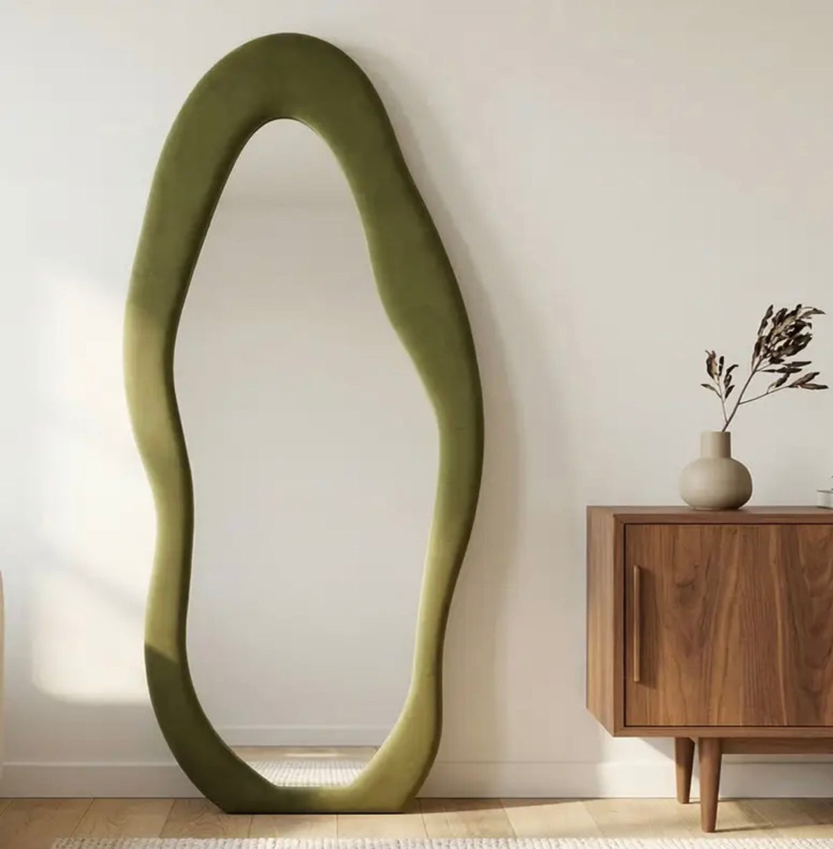 Nova Fabric Wrapped Mirror