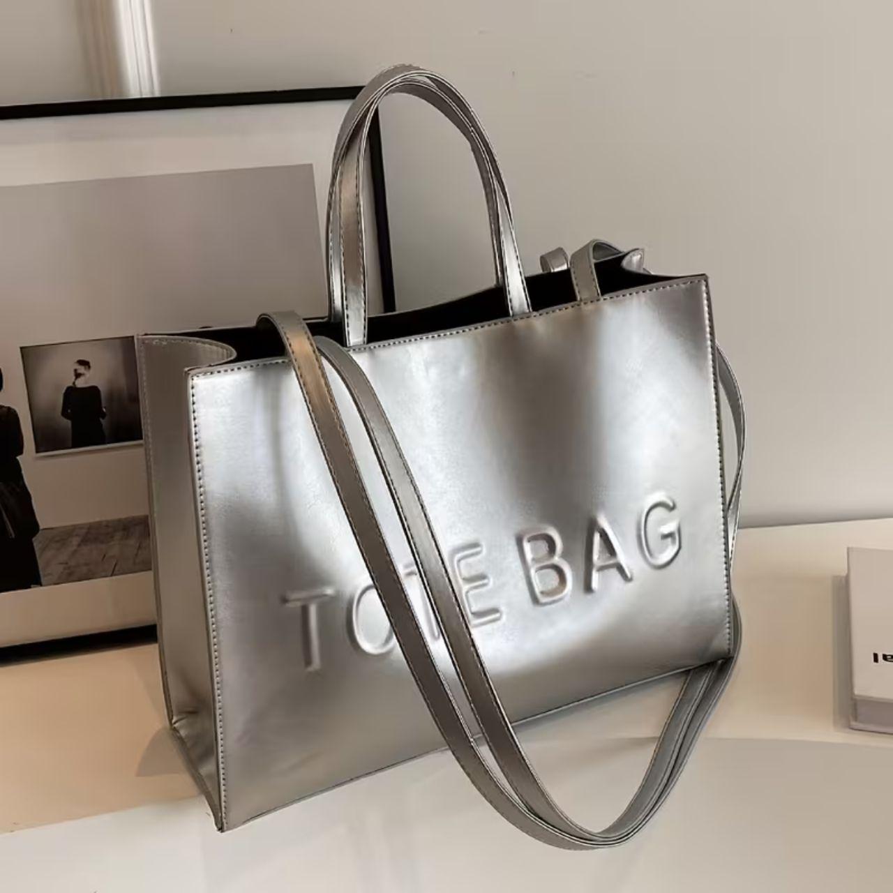 Textured Tote Bag