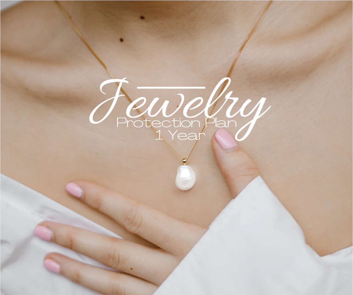 1 Year Jewelry Protection Plan - (Covers damage, loss & theft): 2 replacements within 1 year, no questions asked