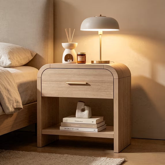 Open Storage Nightstand  Set of 2