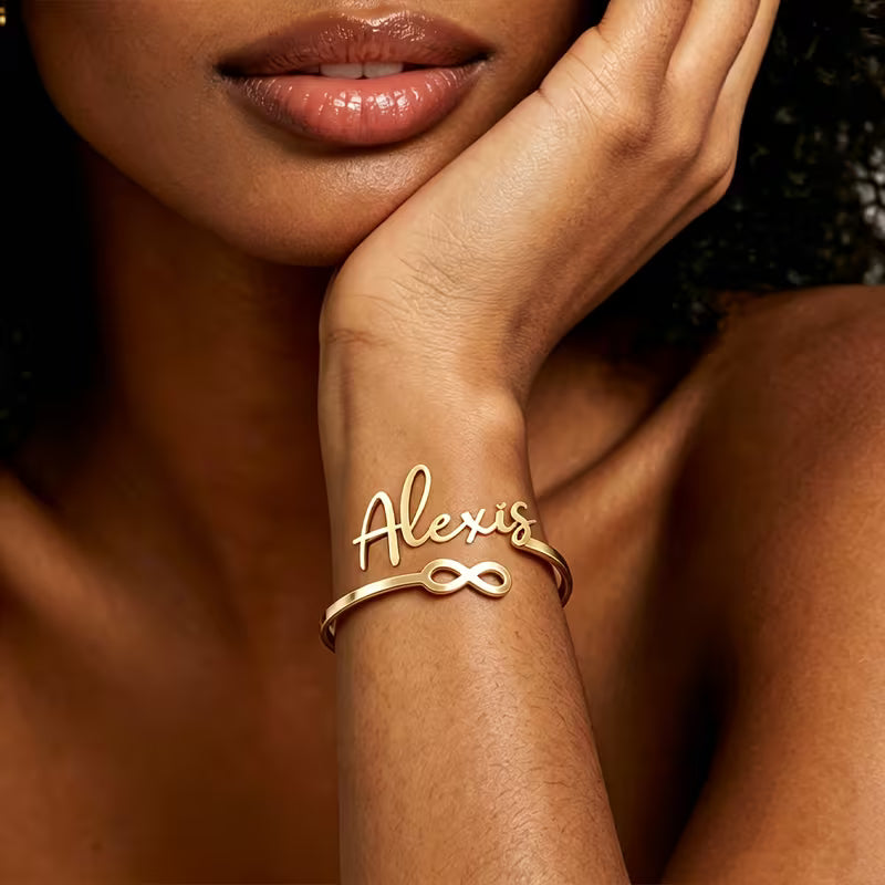 Elegant Stainless Steel Infinite Bracelet