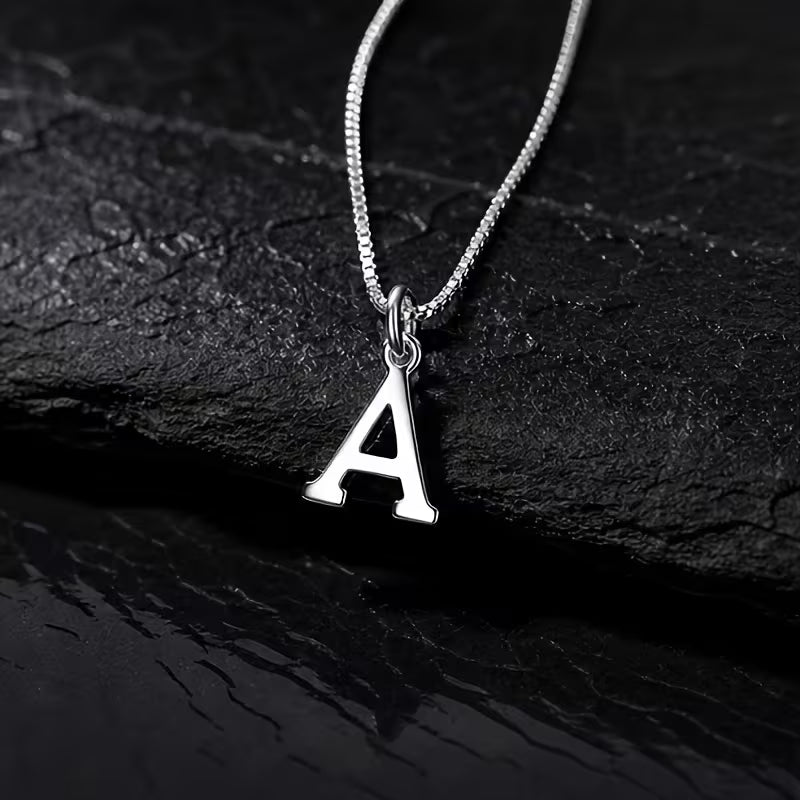 18K Golden-plated Necklace with 26 Letters A-Z Pendant