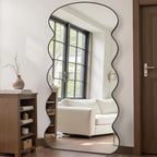 Curvy Full-Length Floor Mirror