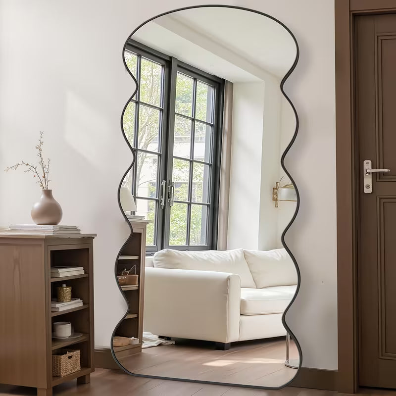 Curvy Full-Length Floor Mirror