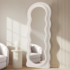 Flannel-Wrapped Mirror