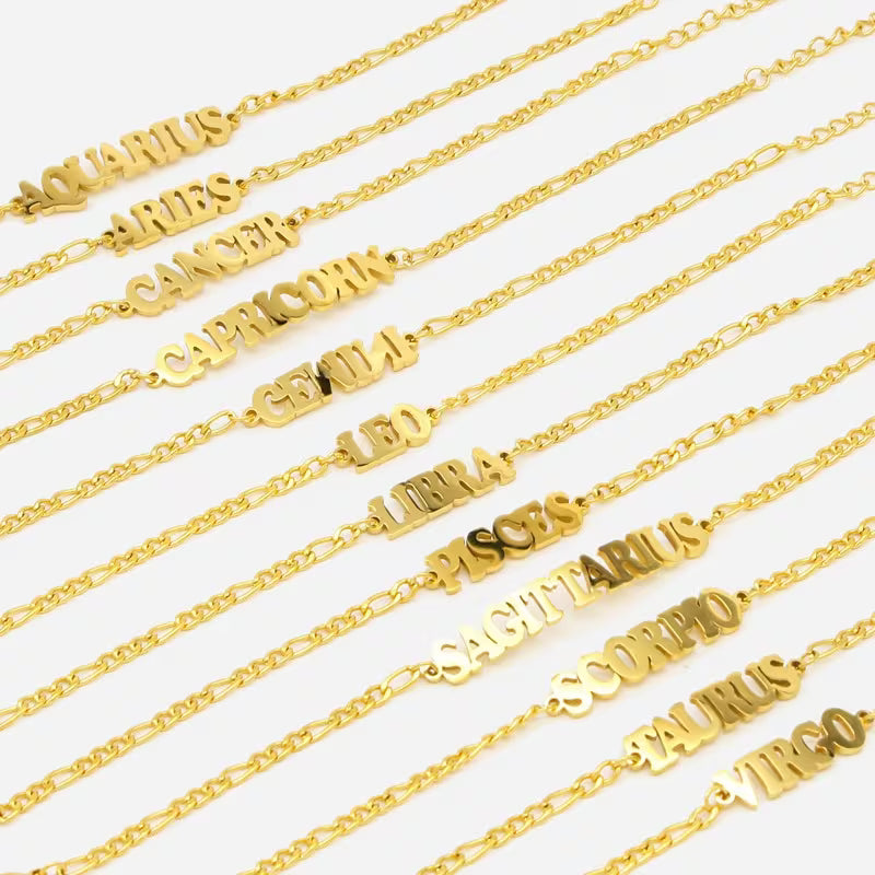 18k Zodiac Sign Bracelet