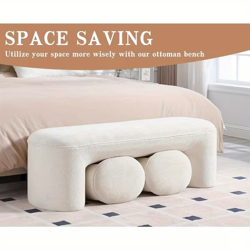 53 Inch Long Bedroom Bench