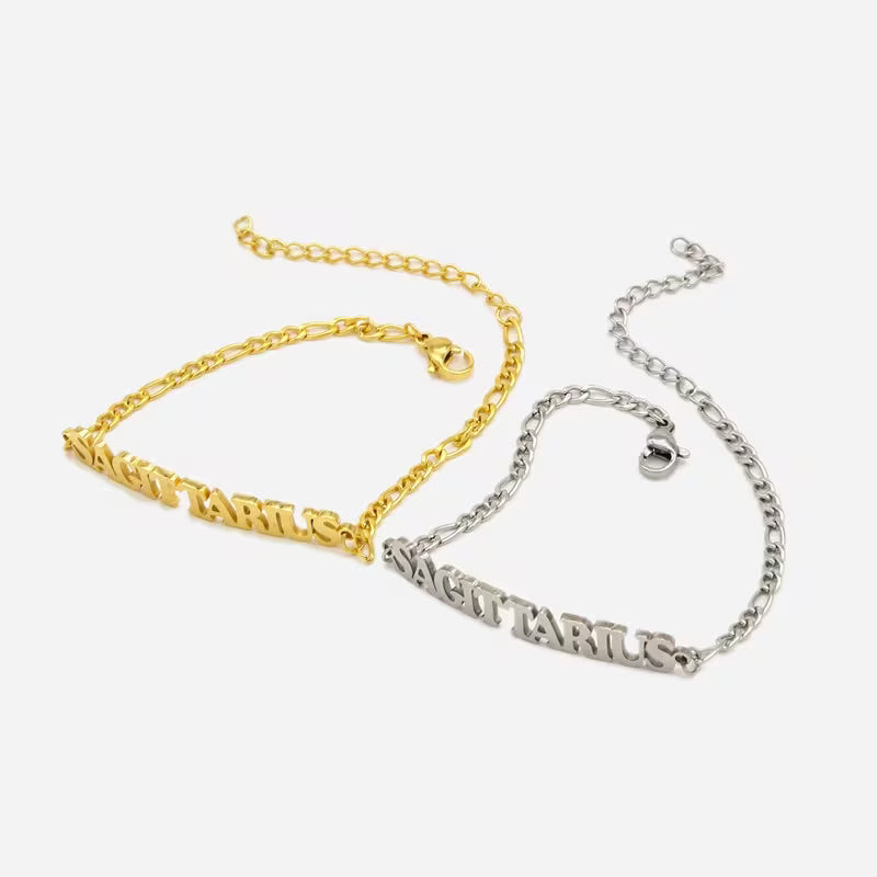 18k Zodiac Sign Bracelet