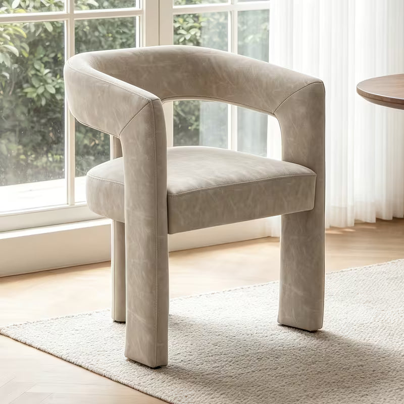 Modern Barrel Dining Chair