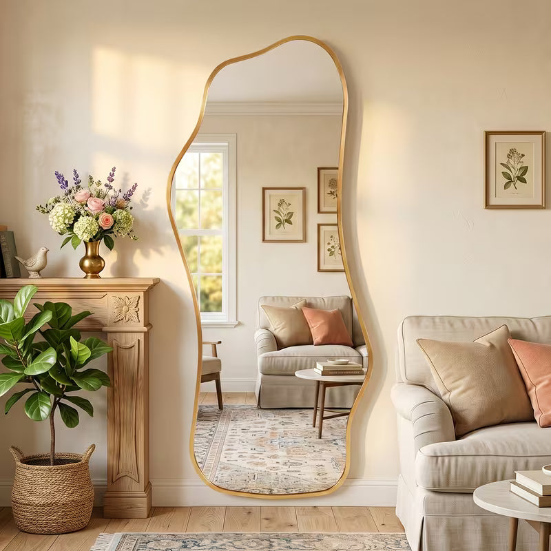 Irregular Floor Mirror
