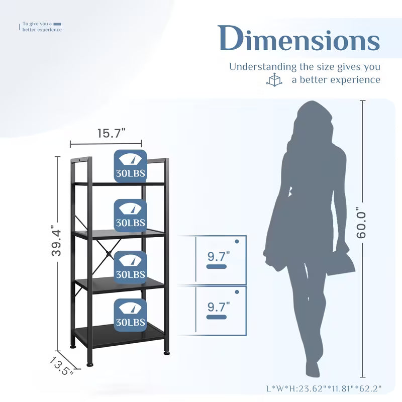 Compact Office Bookshelf