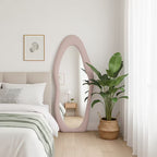 Fabric Wrapped Mirror