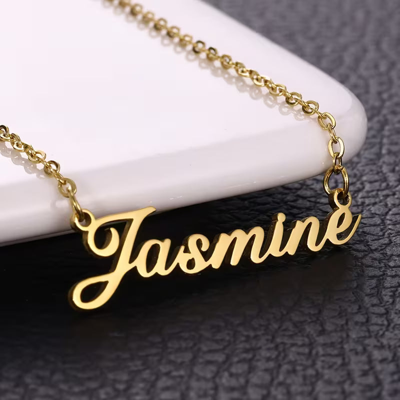 Custom Gold Name Necklace