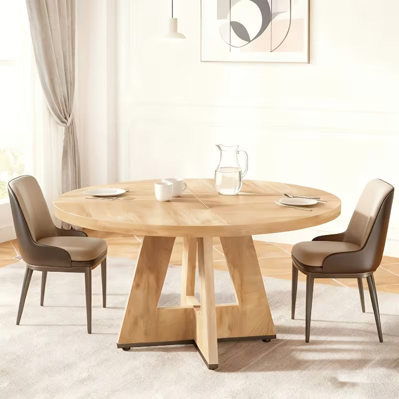 Elegant Round Dining Table Rustic
