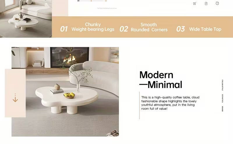Nova Irregular Coffee Table