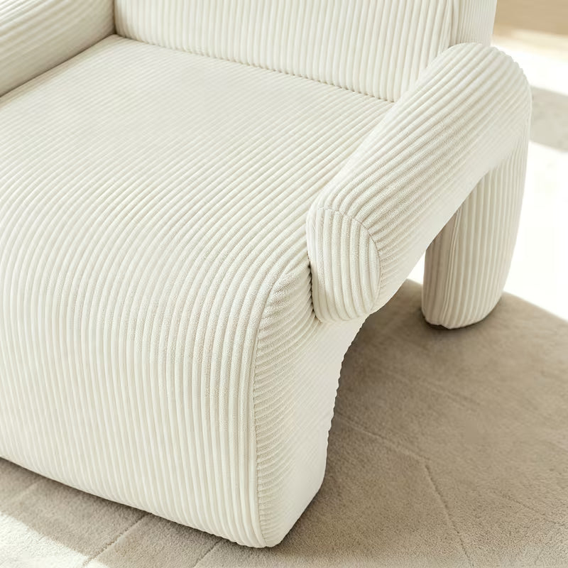 Corduroy Accent Chair