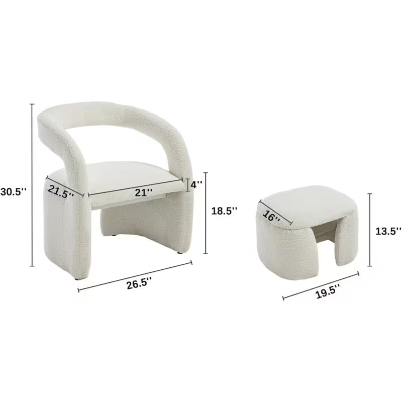 Jupe Upholstered Barrel Lounge Side Chair