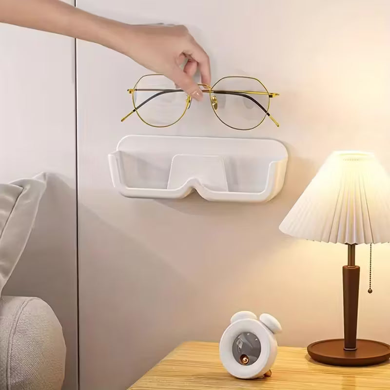 Wall-mounted glass storage box (12)
