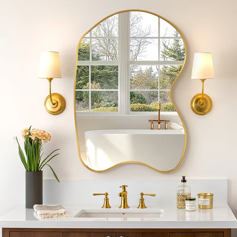 Asymmetrical Accent Mirror