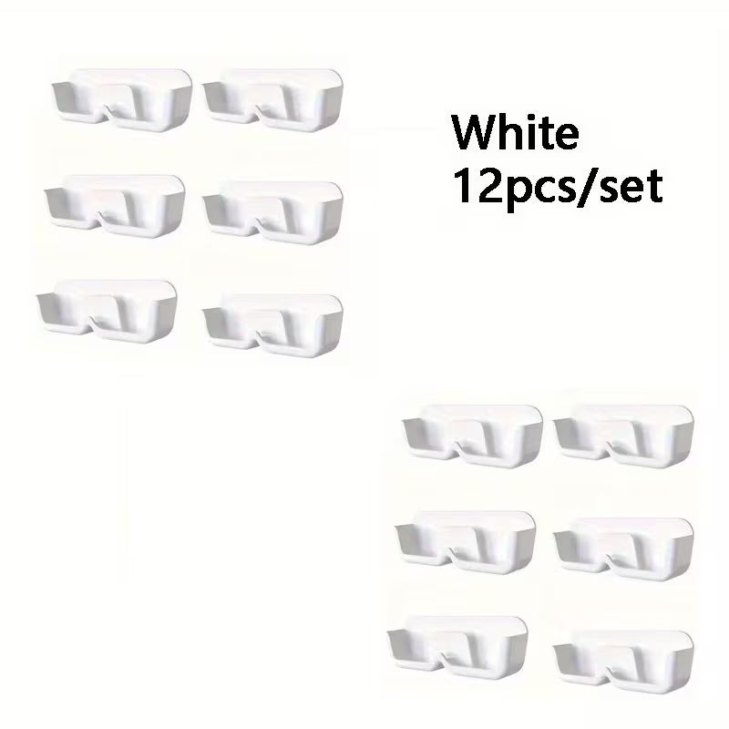 Wall-mounted glass storage box (12)