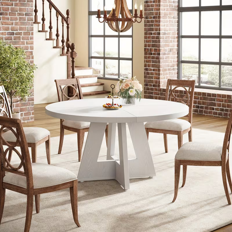 Elegant Round Dining Table Rustic