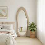 Fabric Wrapped Mirror