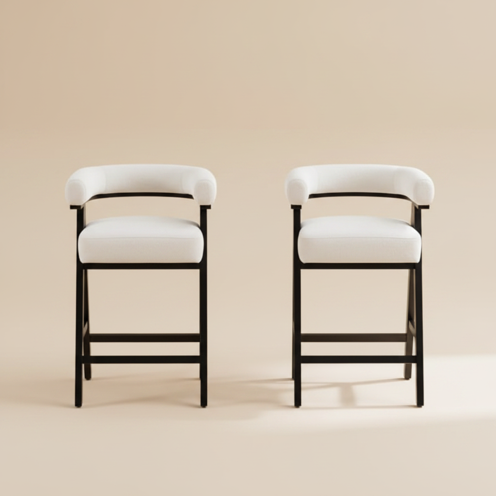 Mid-Century Modern Barstools (2)