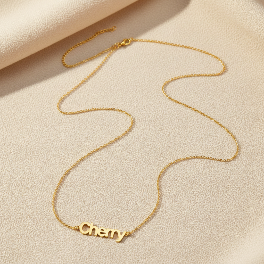Gold cherry font