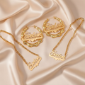 18K Necklace & Earring Set