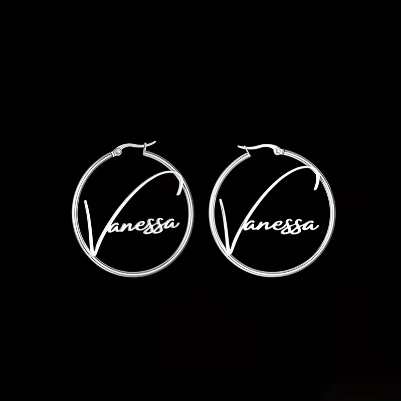 Custom Name Earrings