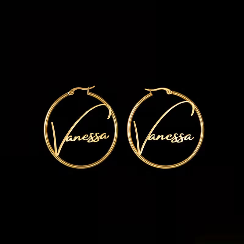 Custom Name Earrings