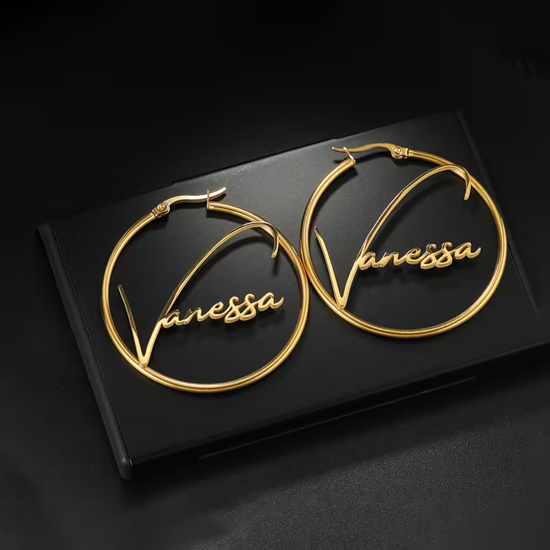Custom Name Earrings