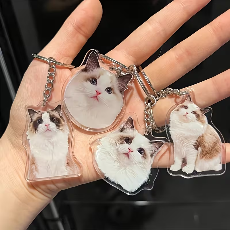 Personalized Photo Keychain — 2D Flat